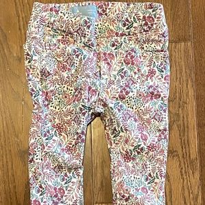 Baby Gap Floral Jeans